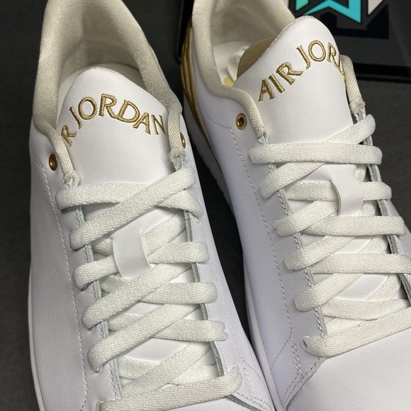 Nike Air Jordan Retro 1 Centre Court Shoes White Gold Brown DQ8577-100 Men’s - Picture 7 of 12